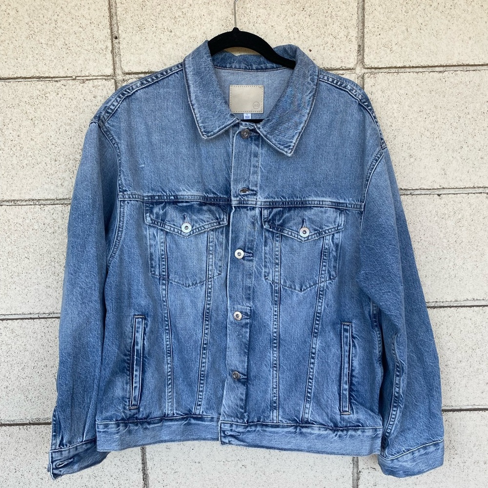 AG Jeans Oversized Denim Trucker Jacket